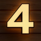 Opplyst husnummer thumbnail