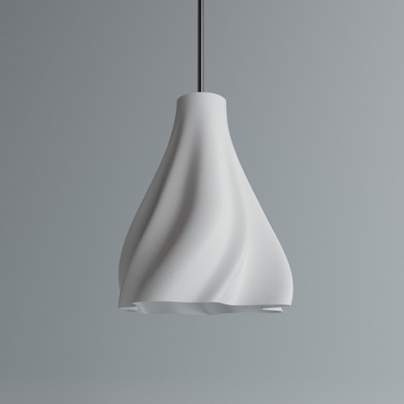 Silken taklampe